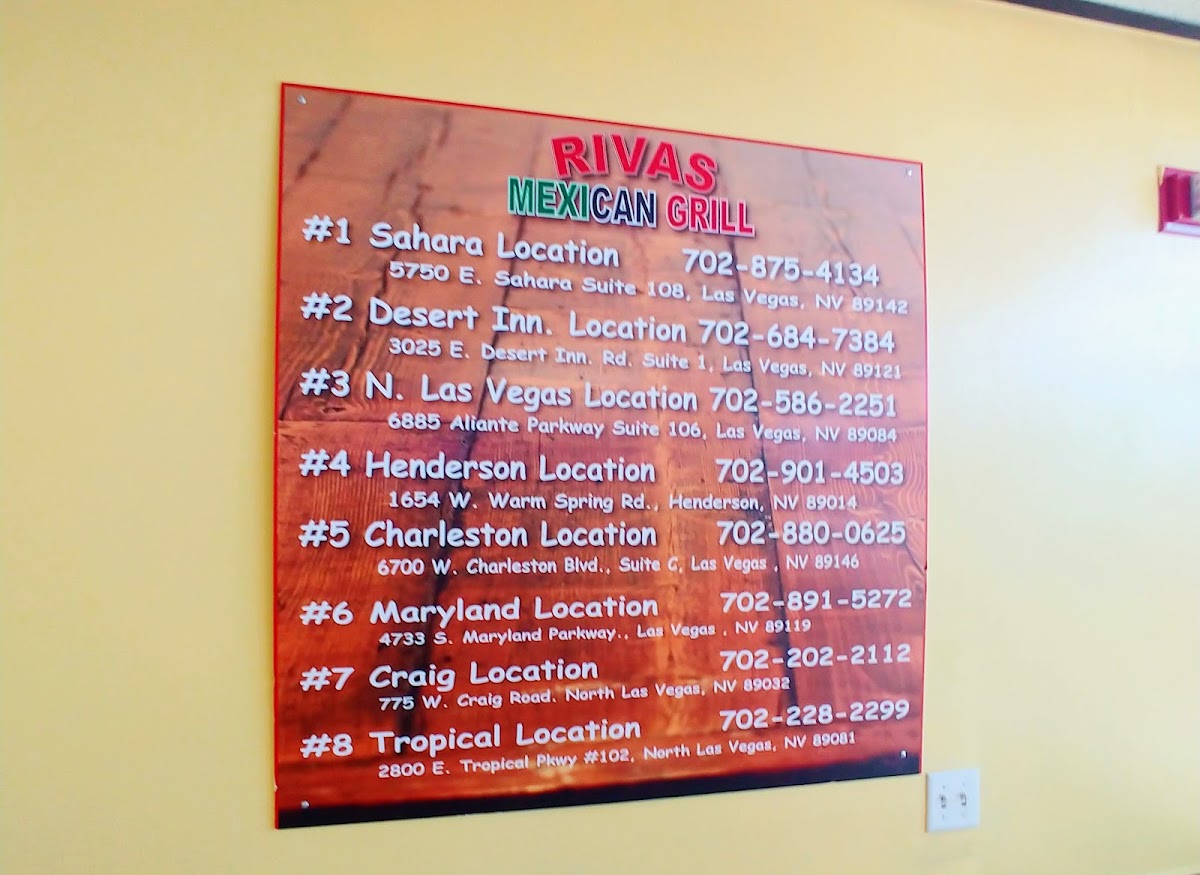 Rivas Mexican Grill #8 Menu-7